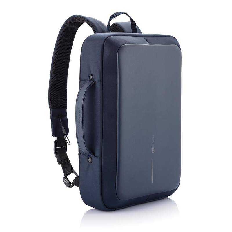 Batoh a kufrík s ochranou proti krádeži, modrá